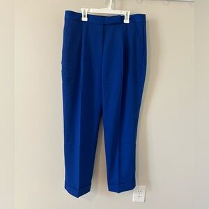 Tuckernuck Women's Sapphire Blue Straight Dress Pants Size Large